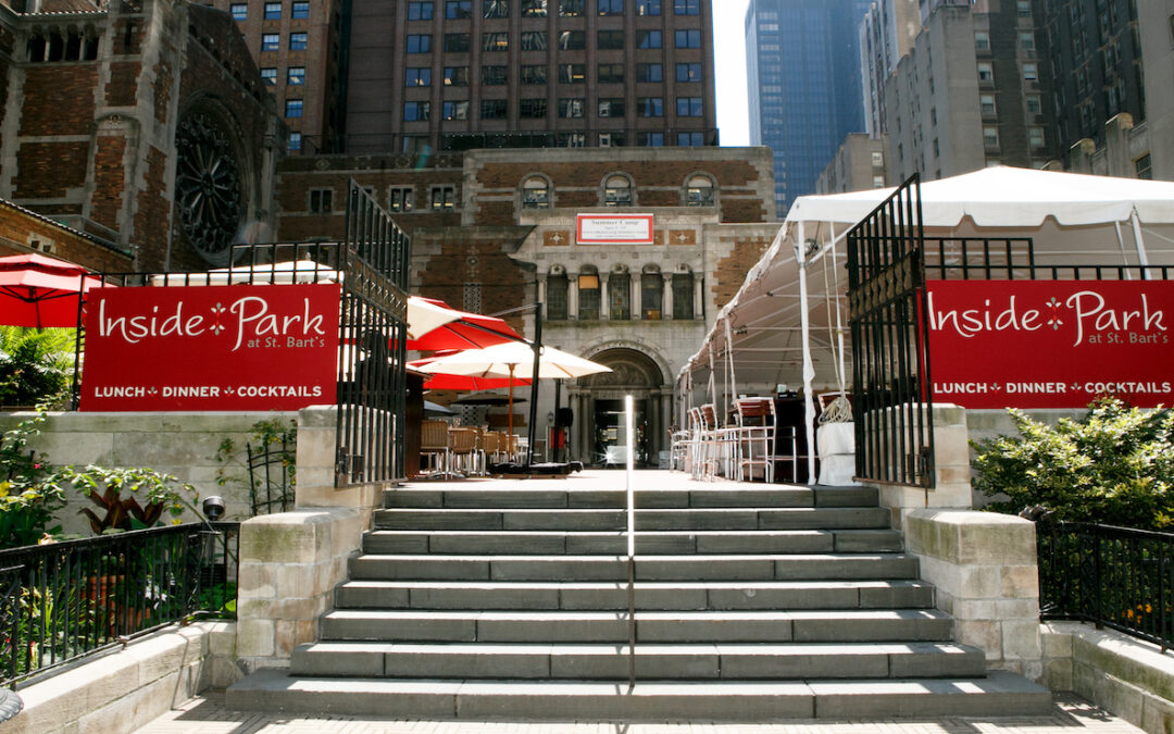 Inside Park at St Bart’s, NY